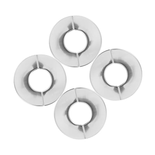 Kisangel 4 Stück Edelstahl Rohrabdeckungen Split Flansch Rosetten für Wasserrohr Wandlöcher Rostfreie Dekorative Abdeckplatten für Bad Küche Heizkörper Einfache Montage Moderne Optik Kisangel 4 Stück Edelstahl Rohrabdeckungen Split Flansch Rosetten für Wasserrohr Wandlöcher Rostfreie Dekorative Abdeckplatten für Bad Küche Heizkörper Einfache Montage Moderne Optik von Kisangel