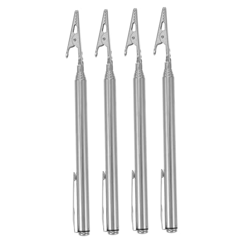 Kisangel 4 Stück Edelstahl Verstellbare Teleskop Krokodilklemmen Langlebig Rostfrei mit Stiftclip für Auto Reparatur Beleuchtung Klimaanlagen Wartung Kisangel 4 Stück Edelstahl Verstellbare Teleskop Krokodilklemmen Langlebig Rostfrei mit Stiftclip für Auto Reparatur Beleuchtung Klimaanlagen Wartung von Kisangel