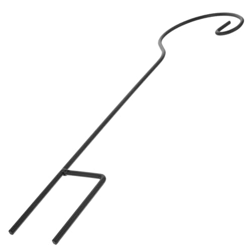 Kisangel 4 Stück Eisen schäferhaken Vintage Gartenhaken für Laternen Vogelhäuschen Blumenkörbe Stabiler Metallstab mit Gebogenem Haken für Garten Hochzeit Camping und Außendekoration Kisangel 4 Stück Eisen schäferhaken Vintage Gartenhaken für Laternen Vogelhäuschen Blumenkörbe Stabiler Metallstab mit Gebogenem Haken für Garten Hochzeit Camping und Außendekoration von Kisangel