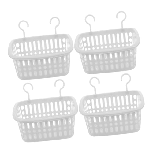 Kisangel 4 Stück Kleintier Hängematten und Aufbewahrungskörbe mit Haken Vielseitig als Schlaf Stauraumbett für Hamster Ratten Eichhörnchen Igel Modernes Design Einfache Installation von Kisangel