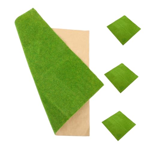 Kisangel 4 Stück Künstliches Gras für DIY Projekte Realistische Rasenmatten für Sandtisch Szenen für Bastelarbeiten und Modellbau Kisangel 4 Stück Künstliches Gras für DIY Projekte Realistische Rasenmatten für Sandtisch Szenen für Bastelarbeiten und Modellbau von Kisangel