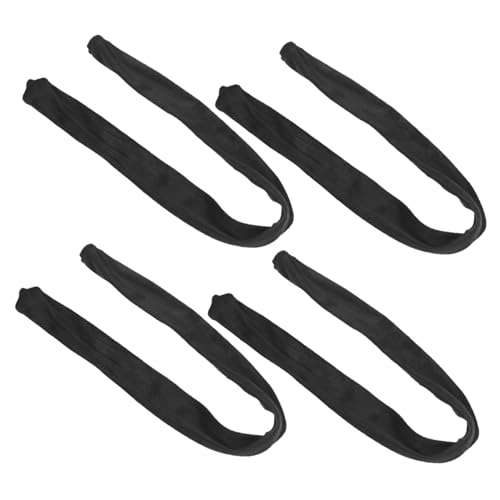 Kisangel 4 Stück Lampenkette Schutzhülle Schwarz Rostbeständige Stoffhülle für Kronleuchter Moderner und Retro Deckenleuchte Langlebiger Lampendrahtschutz Praktische Kettenabdeckung Kisangel 4 Stück Lampenkette Schutzhülle Schwarz Rostbeständige Stoffhülle für Kronleuchter Moderner und Retro Deckenleuchte Langlebiger Lampendrahtschutz Praktische Kettenabdeckung von Kisangel