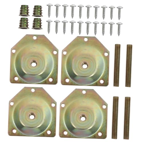 Kisangel 4 Stück Möbelbein Montageplatten Schräg mit Schrauben Möbelbeine Befestigung für Sofa Stuhl Tisch Reparatur Verbindungspads für Möbelbeine Ersatzteile Kisangel 4 Stück Möbelbein Montageplatten Schräg mit Schrauben Möbelbeine Befestigung für Sofa Stuhl Tisch Reparatur Verbindungspads für Möbelbeine Ersatzteile von Kisangel