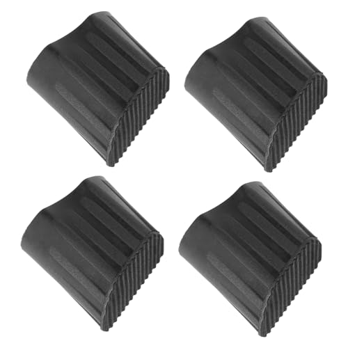 Kisangel 4 Stück Rutschfeste Leiterfüße aus Gummi Telescopische und Multifunktionale Leiterschutzmatten Strapazierfähige Trittschutzpads Einfache Montage Boden Leiterschutz für Haushalt von Kisangel