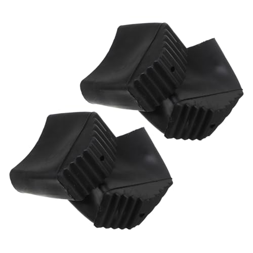 Kisangel 4 Stück Rutschfeste Leiterfußschoner Elastische Hitzebeständige Gummipads mit Verstärkter Tragfläche Schutz für Fliesen und Teppiche Geeignet für Haushaltsleitern und Stehleitern von Kisangel