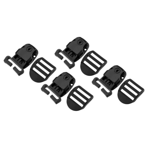 Kisangel 4 Stück Spa Abdeckung Schloss Teiliges Latch Kit für Hot Tub Cover Einfache Installation Langlebiges Kunststoffmaterial Passend für Verschiedene Modelle von Kisangel