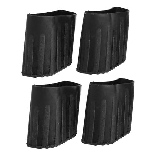 Kisangel 4 Stück Teiliges Leiterfußschutz Rutschfestem Verschleißfestem Gummi Dicke Leiterfüße Abdeckungen für Haushalts Klappleitern Stabile Leiterfußkappen Einfach Austauschbar Langlebig von Kisangel