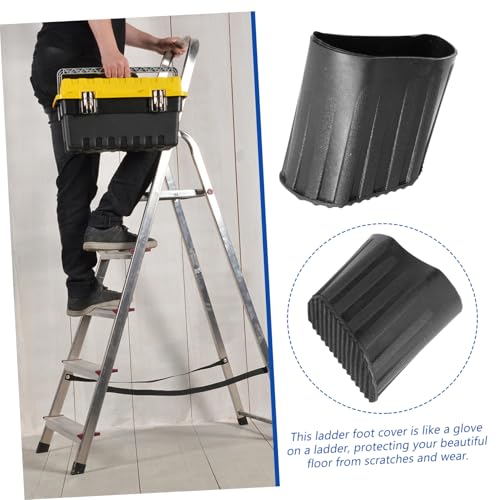 Kisangel 4 Stück Teiliges Rutschfeste Leiterfüße Gummipads Leiterfußschoner für Haushaltsleitern vor Kratzern und Geräuschen Langlebig und Kisangel 4 Stück Teiliges Rutschfeste Leiterfüße Gummipads Leiterfußschoner für Haushaltsleitern vor Kratzern und Geräuschen Langlebig und von Kisangel