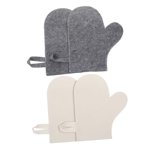 Kisangel 4stücke Filz-Handschuhe Für Sauna Aus Filz Sauna-Handschuhe Peeling-Handschuhe Wärmeschutz-Handschuhe Sauna-zubehör Bequeme Badehandschuhe Körperpeeling-Handschuhe Einfach Zu Kisangel 4stücke Filz-Handschuhe Für Sauna Aus Filz Sauna-Handschuhe Peeling-Handschuhe Wärmeschutz-Handschuhe Sauna-zubehör Bequeme Badehandschuhe Körperpeeling-Handschuhe Einfach Zu von Kisangel