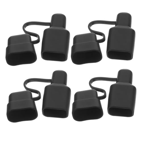 Kisangel 4 Stück Teiliges Staubschutzkappen für Kabelverbinder Wasserdichte Gummikappen für Steckverbinder Einfache Montage Schutz für Außen Industrieanwendungen von Kisangel