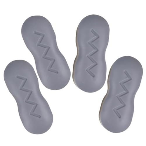 Kisangel 4 Stück Teiliges Toilettensitz dämpfer Selbstklebenden Dichtungs pads Geräuschdämpfend und Schutzverstärkend Passend für Wc sitz stoppersatz für Haushaltstoiletten Geeignet von Kisangel