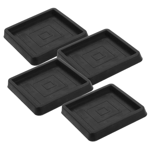 Kisangel 4 Stück Teiliges rutschfeste Verschleißfeste Möbelbein Pads Quadratisch Multifunktionale Sofastopper und Stuhlradstopper aus Gummi für Holzböden und Teppiche Kisangel 4 Stück Teiliges rutschfeste Verschleißfeste Möbelbein Pads Quadratisch Multifunktionale Sofastopper und Stuhlradstopper aus Gummi für Holzböden und Teppiche von Kisangel