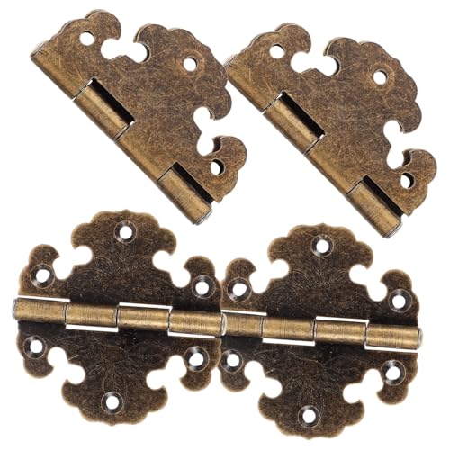 Kisangel 4 Stück Vintage Bronze Möbelscharniere für Schranktüren Stabile Möbelbänder mit Antiker Oberfläche Geeignet für Holzschränke Truhen DIY Möbelbau und Schwere Türen Kisangel 4 Stück Vintage Bronze Möbelscharniere für Schranktüren Stabile Möbelbänder mit Antiker Oberfläche Geeignet für Holzschränke Truhen DIY Möbelbau und Schwere Türen von Kisangel