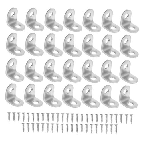 Kisangel 40 Sätze Teiliges Edelstahl Winkelverbinder Eckwinkel Stabile Metallwinkel mit Schrauben für Möbel Ablagen Tische und Schränke Rostfrei Vielseitig Einsetzbar Kisangel 40 Sätze Teiliges Edelstahl Winkelverbinder Eckwinkel Stabile Metallwinkel mit Schrauben für Möbel Ablagen Tische und Schränke Rostfrei Vielseitig Einsetzbar von Kisangel