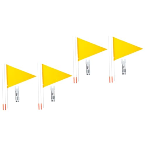 Kisangel 4stücke Fahrrad Sicherheitsflaggen wasserdichte Verstellbare Dreieckige Fahnen Robustem Für Kinderfahrräder Und Team-Events Kisangel 4stücke Fahrrad Sicherheitsflaggen wasserdichte Verstellbare Dreieckige Fahnen Robustem Für Kinderfahrräder Und Team-Events von Kisangel