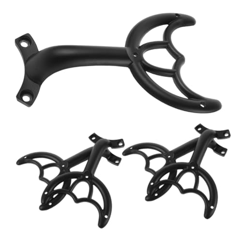 Kisangel 5 Stück Deckenventilator Blattstangen Metall Ersatzarme Geräusch Vibrationsreduzierung Schnelle Montage Kompatibel mit Verschiedenen Modellen Schwarz von Kisangel