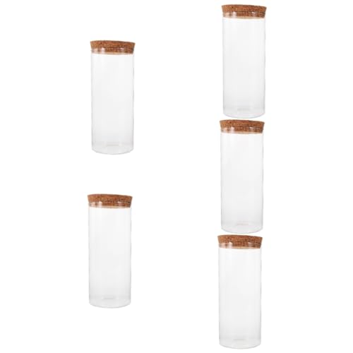 Kisangel 5 Stück Glasflasche für DIY Mikrolandschaften Terrarium mit Korkverschluss zur Dekoration Vielseitig Einsetzbar als Pflanzenbehälter oder Wohnaccessoire Kisangel 5 Stück Glasflasche für DIY Mikrolandschaften Terrarium mit Korkverschluss zur Dekoration Vielseitig Einsetzbar als Pflanzenbehälter oder Wohnaccessoire von Kisangel