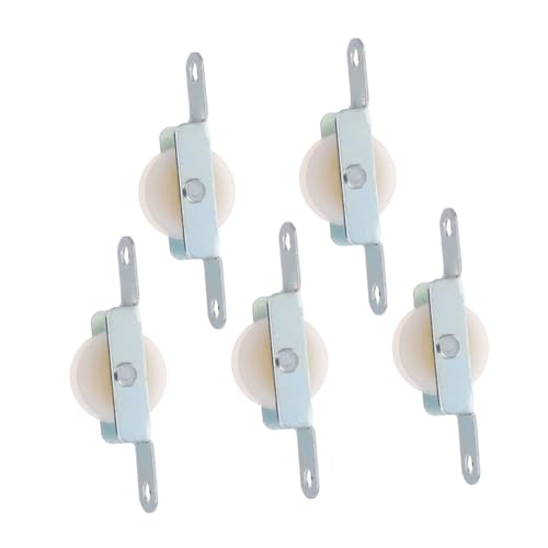 Kisangel 5 Stück Teiliges Outdoor Sonnenschirm Ersatzteile Schiebewalze Robustem Rollenschlitten und Patio Sonnenschirm Halterung Schwerlast Seilrolle Zubehör für Garten Terrasse und Balkon von Kisangel