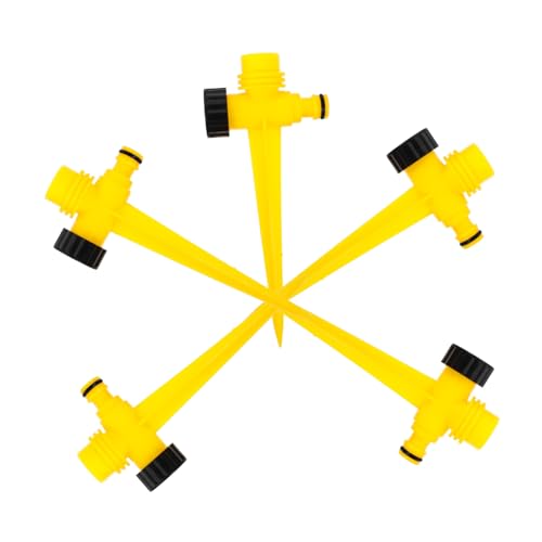 Kisangel 5 Stück Teiliges Sprinkler Spike Robustem Kunststoff Stabiler Erdspieß für Gartenbewässerung Höhenverstellbare Basis für Grünflächen Gewächshaus und Blumenbeete Kisangel 5 Stück Teiliges Sprinkler Spike Robustem Kunststoff Stabiler Erdspieß für Gartenbewässerung Höhenverstellbare Basis für Grünflächen Gewächshaus und Blumenbeete von Kisangel