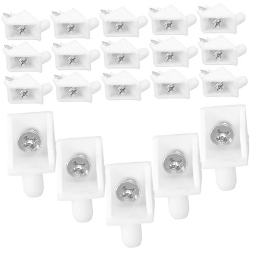 Kisangel 50 Sätze Teiliges Schubladenwinkelverbinder Schrauben Kunststoff Winkelhalter für Möbel Stabile Einlegebodenhalter zur Reparatur und Verstärkung Regalen Kisangel 50 Sätze Teiliges Schubladenwinkelverbinder Schrauben Kunststoff Winkelhalter für Möbel Stabile Einlegebodenhalter zur Reparatur und Verstärkung Regalen von Kisangel