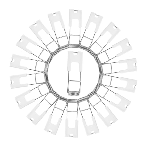 Kisangel 50 Stück Federklammer Einbaustrahler Befestigungsklammer für LED Einbaulampen Deckenlampen Sicherungsclip Federclip für Einfache Montage und Festen Halt Kisangel 50 Stück Federklammer Einbaustrahler Befestigungsklammer für LED Einbaulampen Deckenlampen Sicherungsclip Federclip für Einfache Montage und Festen Halt von Kisangel