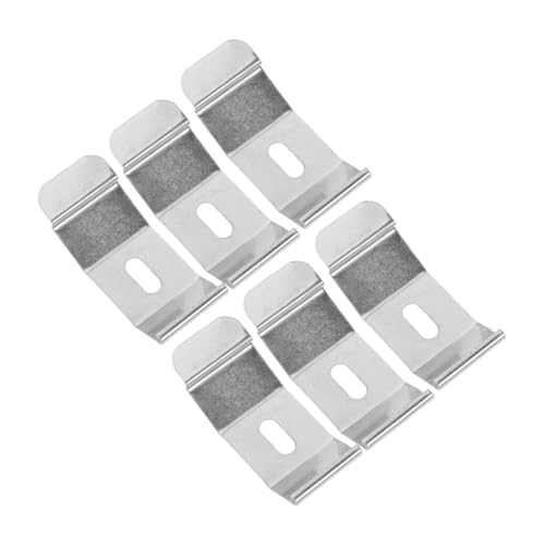 Kisangel 6 Stück Teiliges Befestigungsclips für Jalousien Leichte Robuste Halterungen zur Einfachen Montage von Vertikal Plissee vorhängen Benutzerfreundliche Fensterdekoration ohne Bohren Kisangel 6 Stück Teiliges Befestigungsclips für Jalousien Leichte Robuste Halterungen zur Einfachen Montage von Vertikal Plissee vorhängen Benutzerfreundliche Fensterdekoration ohne Bohren von Kisangel