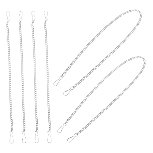 Kisangel 6 Stück Teiliges Eisen hängeketten Robustem Material und Vielseitiger Verwendung für Pflanzaufhänger Schmuckherstellung und Dekoration Einfache mit Verbindern Silberfarben Kisangel 6 Stück Teiliges Eisen hängeketten Robustem Material und Vielseitiger Verwendung für Pflanzaufhänger Schmuckherstellung und Dekoration Einfache mit Verbindern Silberfarben von Kisangel