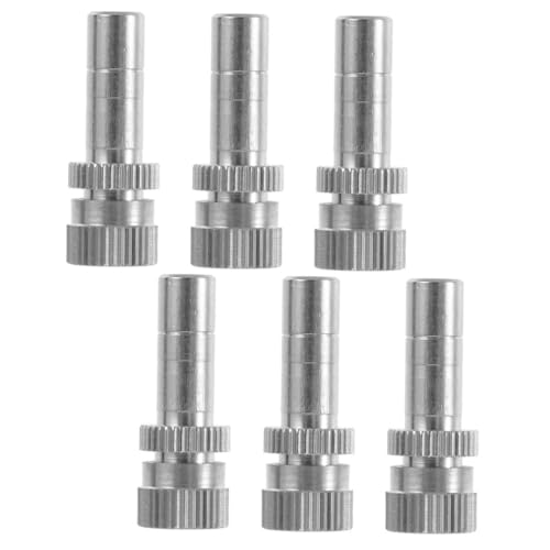 Kisangel 6 Stück Teiliges Messing Sprühdüsen Gartenschlauch Zubehör Niederdruck Schnellkupplung Vielseitig für Kühlung Staubentfernung Befeuchtung Langlebige Gartenbrause Ersatzköpfe Kisangel 6 Stück Teiliges Messing Sprühdüsen Gartenschlauch Zubehör Niederdruck Schnellkupplung Vielseitig für Kühlung Staubentfernung Befeuchtung Langlebige Gartenbrause Ersatzköpfe von Kisangel