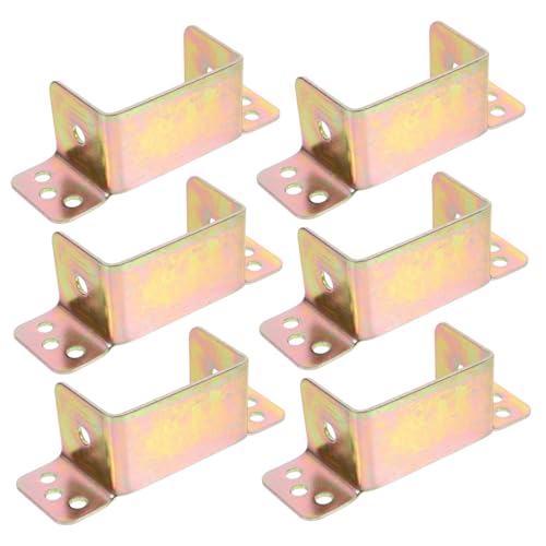 Kisangel 6 Stück U förmige Bettrahmenhalterung Breit Verstärktes Bettplattenhalter Stabiler Bettrahmenbeschlag für Erhöhte Tragkraft Einfache Montage Langlebiges Bettzubehör Kisangel 6 Stück U förmige Bettrahmenhalterung Breit Verstärktes Bettplattenhalter Stabiler Bettrahmenbeschlag für Erhöhte Tragkraft Einfache Montage Langlebiges Bettzubehör von Kisangel