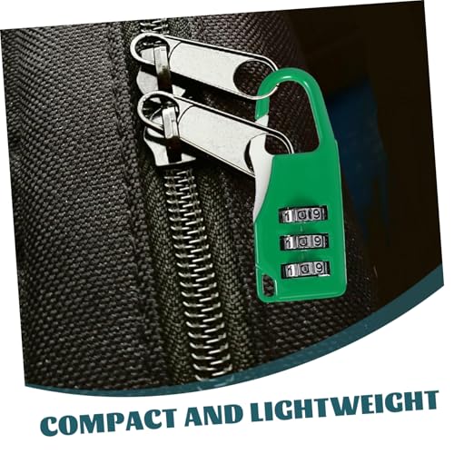 Kisangel 6 Stück Zahlenschloss Vorhängeschloss Gepäckschloss aus Zinklegierung Farbiges Reisekofferschloss mit Zahlencode Leichtes Tragbares Sicherheitsschloss für Koffer Rucksack Kisangel 6 Stück Zahlenschloss Vorhängeschloss Gepäckschloss aus Zinklegierung Farbiges Reisekofferschloss mit Zahlencode Leichtes Tragbares Sicherheitsschloss für Koffer Rucksack von Kisangel