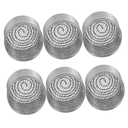 Kisangel 6stücke Düngerbox Aus Edelstahl Für Bonsai Als Dünger-abdeckbox Sukkulenten-düngerbox Orchideendüngerbox Blumendüngerkorb Mit Langzeitdüngereffekt von Kisangel