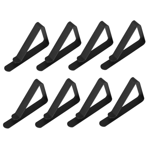 Kisangel 8 Stück Teiliges Edelstahl Tischdeckenklammern Windfeste Outdoor Tischclips für Picknick Camping Party Vielseitige Rostfreie Tischdeckenhalter für Garten Restaurant Hochzeit von Kisangel