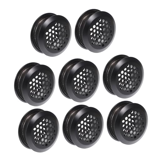 Kisangel 8 Stück Teiliges Runde Edelstahl lüftungsgitter für Schränke und Kleiderschränke Korrosionsbeständig Feine Belüftungsöffnungen Einfache Installation für Möbel und Räume Kisangel 8 Stück Teiliges Runde Edelstahl lüftungsgitter für Schränke und Kleiderschränke Korrosionsbeständig Feine Belüftungsöffnungen Einfache Installation für Möbel und Räume von Kisangel