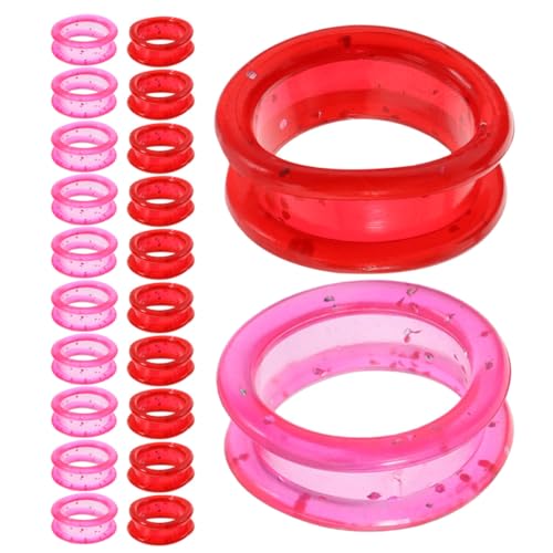 Kisangel 80 Stück Bunte Scheren Finger Ringe Rutschfeste Scheren Einsätze für Haustierpflege und Friseurbedarf Flexible Passform für Präzises Schneiden und Optimalen Griff Kisangel 80 Stück Bunte Scheren Finger Ringe Rutschfeste Scheren Einsätze für Haustierpflege und Friseurbedarf Flexible Passform für Präzises Schneiden und Optimalen Griff von Kisangel