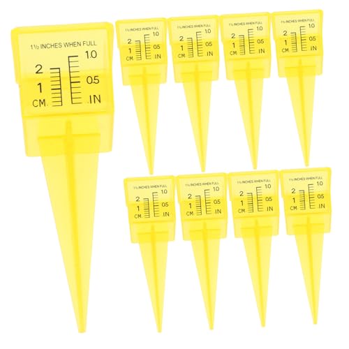 Kisangel 9 Teiliges Messgerät Und Messgerät Breite Anwendungen Instrument Zur Messung des Rasens Für Deckniederschlag Genaue 12 Zoll Wassermessgeräte Auffangvorrichtung Sprinkler Kisangel 9 Teiliges Messgerät Und Messgerät Breite Anwendungen Instrument Zur Messung des Rasens Für Deckniederschlag Genaue 12 Zoll Wassermessgeräte Auffangvorrichtung Sprinkler von Kisangel