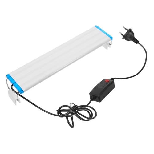 Kisangel Aquariumlicht led ligts led-light Fish tank lighting red lights bluerays pflanze Landschaftslampe LED-Licht für Fischbecken LED-Lampe Aquarienlicht LED aquarium licht PVC Weiß von Kisangel