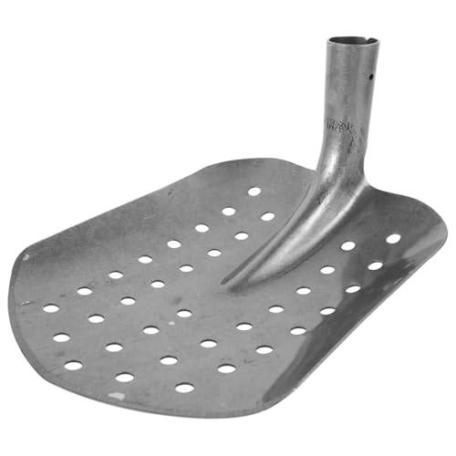 Kisangel Augenschaufel Sandsiebschaufel Abflusssiebschaufel Wiederverwendbare Schlammschaufel abfluss reinigen abflussrohr reinigen quadratische Siebschaufel Schaufel aus Metall Stahl von Kisangel