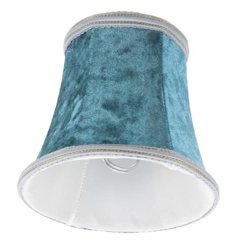 Kisangel Blauer Stoff Lampenschirm Ersatz Aufsteckbar für Glas Kronleuchter Deckenleuchte Romantisch Wohnzimmer Schlafzimmer Vintage Flair Kisangel Blauer Stoff Lampenschirm Ersatz Aufsteckbar für Glas Kronleuchter Deckenleuchte Romantisch Wohnzimmer Schlafzimmer Vintage Flair von Kisangel
