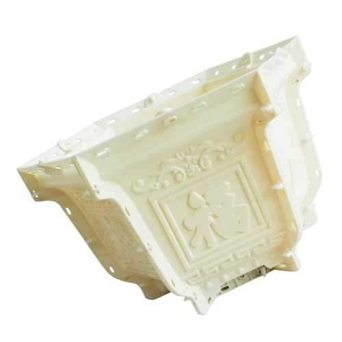 Kisangel Blumentopf Gießform Robustem Kunststoff Sechseckige DIY Resin Form für Handgefertigte Pflanzgefäße Vielseitig für Epoxidharz Trockenblumen und Bastelkunst Langlebig und Leicht von Kisangel