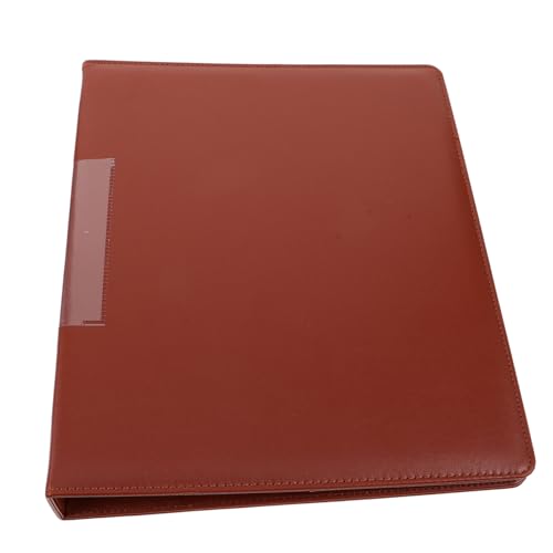 Kisangel Dekorativer Ordner Musik Auftrittsmappe Eleganter Chorordner Notenordner Notenmappen Für Chor Ordner Für Einen Chor Notenmappe Chornotenhalter Braun von Kisangel