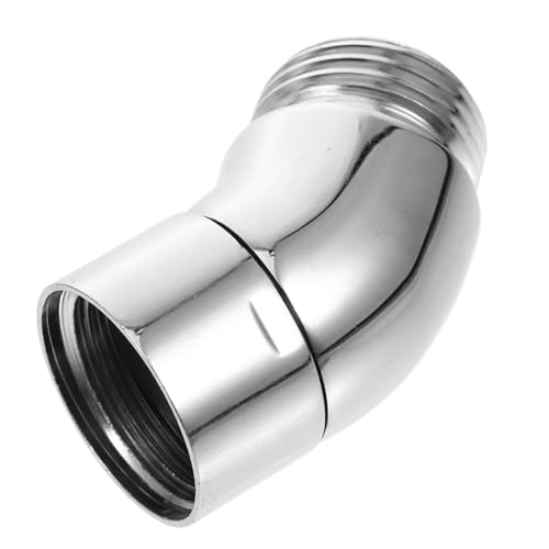 Kisangel Duscharmatur Winkelstück aus Messing Verstellbarer Shower Elbow mit Union verbindung Kompatibel mit Handbrause Duschkopf Schlauchverlängerung für Verbesserten Duschkomfort von Kisangel