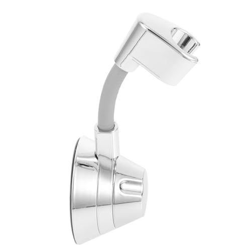 Kisangel Duschkopfhalterung ohne Bohren Drehbar mit Verstärktem Elektroplattiertem Saugnapf Kompatibel für Handbrause Vielseitiger Badezimmer Halter für Einfache Wandmontage von Kisangel