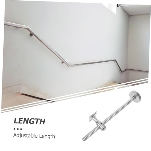 Kisangel Edelstahl Handlaufhalter Treppen Indoor Verstellbarer Handlaufstützpunkt Wandbefestigung Sicherer Handlaufträger Für Treppengeländer Innenbereich Kisangel Edelstahl Handlaufhalter Treppen Indoor Verstellbarer Handlaufstützpunkt Wandbefestigung Sicherer Handlaufträger Für Treppengeländer Innenbereich von Kisangel
