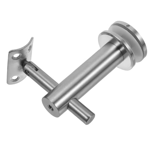 Kisangel Edelstahl Handlaufhalter Wandmontage Glasgeländer Träger Treppen Geländerbefestigung Robust Minimalistisch für Innen Außen Treppenhaus Geländerstütze von Kisangel