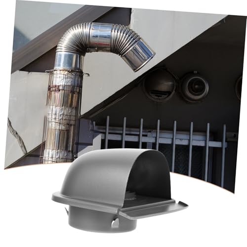Kisangel Edelstahl Lüftungsabdeckung U förmig Regenfestes Luftauslassgitter für Außenwand Abluft Dunstabzugshauben mit Insektenschutz und Hoher Temperaturbeständigkeit von Kisangel