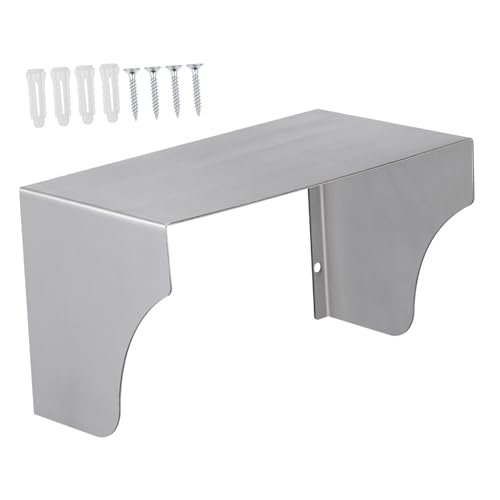 Kisangel Edelstahl Türklingel Schutzabdeckung Regenschutz Außen Steckdosenabdeckung Spritzwassergeschützt für Türsprechanlage und Zugangskontrolle mit Einfacher Montage von Kisangel