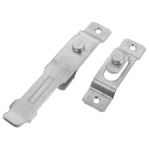 Kisangel Edelstahl Türschloss Riegelschloss Flügelriegel für Scheunentore und Schuppen Robustes Türschloss mit Einfachem Privatschutz Rostfrei Leicht Montierbar für Innen Außentüren Kisangel Edelstahl Türschloss Riegelschloss Flügelriegel für Scheunentore und Schuppen Robustes Türschloss mit Einfachem Privatschutz Rostfrei Leicht Montierbar für Innen Außentüren von Kisangel