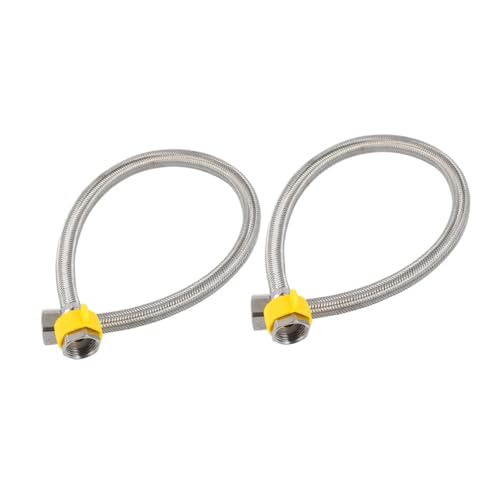 Kisangel Edelstahl Wasserzulaufschlauch Hochdruck Flexibel Rostfrei für Bad Wc Küche Waschbecken Warm Kaltwasseranschluss mit Langlebigem und Knickschutz Kisangel Edelstahl Wasserzulaufschlauch Hochdruck Flexibel Rostfrei für Bad Wc Küche Waschbecken Warm Kaltwasseranschluss mit Langlebigem und Knickschutz von Kisangel