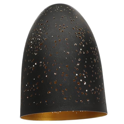 Kisangel Eisen Kunst Hängelampe Lampenschirm Metall Hohl Design Pendelleuchte Ersatz Lampenschirm Øxmm für Wohnzimmer Schlafzimmer Restaurant Bar von Kisangel