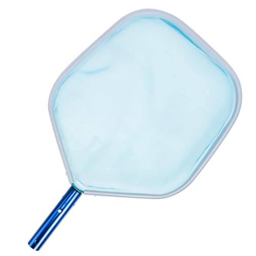 Kisangel Feines Pool Skimmer Netz mit Aluminiumrahmen Dichtes Keschernetz für Flache Gewässer Robustes Schwimmbad Reinigungswerkzeug Leicht und Bruchsicher für Teiche Springbrunnen und von Kisangel